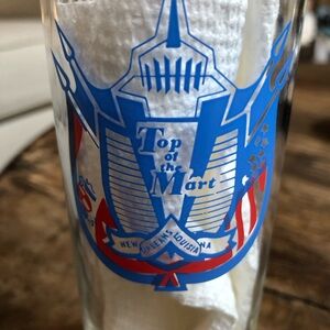 1960s New Orleans Top of the Mart Glass Vintage